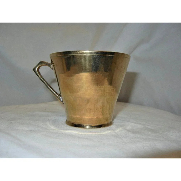Brass Mug, Korean, bar ware, kitchen ware, Handled mug, drinks - Picture 1 of 6